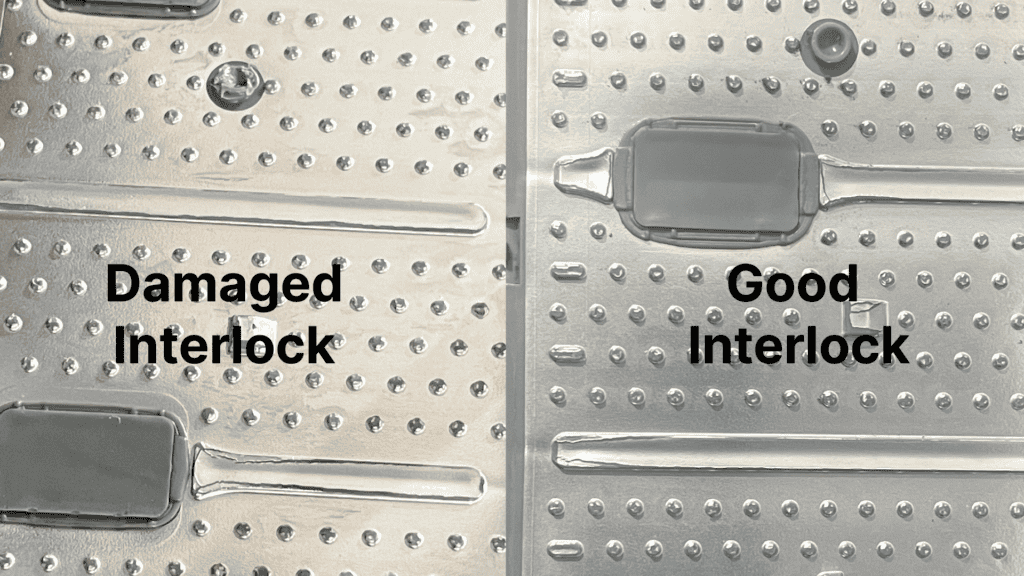 Comparing damaged locks to intact ones for the Toyota prismatic hybrid battery