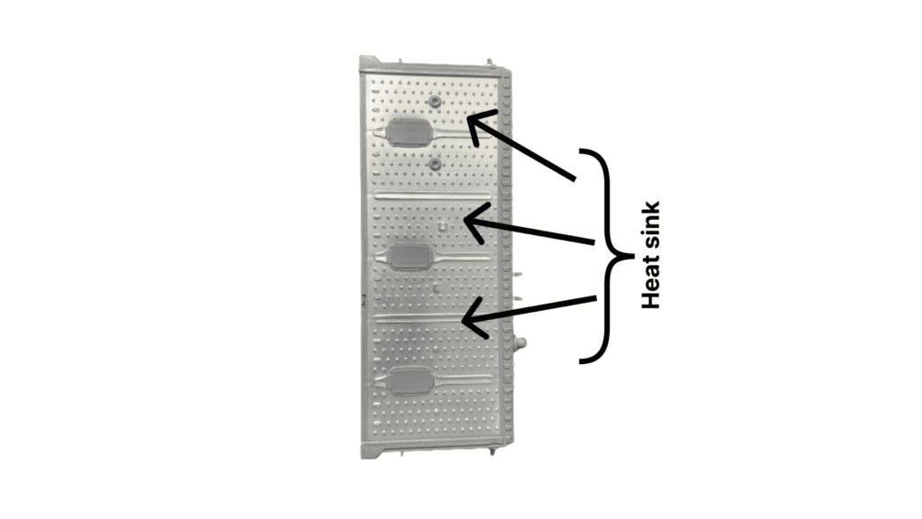 Heat sink of the Toyota prismatic battery module