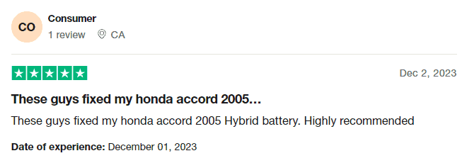 Verified Trustpilot Customer Review | iHybrid
