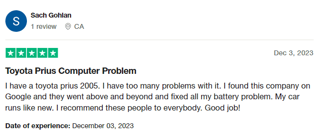 Verified Trustpilot Customer Review | iHybrid