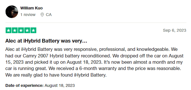 Verified Trustpilot Customer Review | iHybrid
