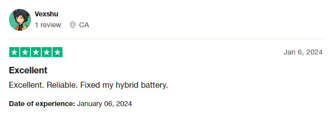 Verified Trustpilot Customer Review | iHybrid